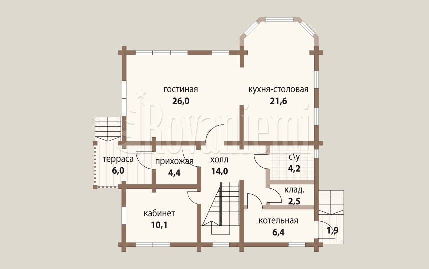 планировка 1 этажа